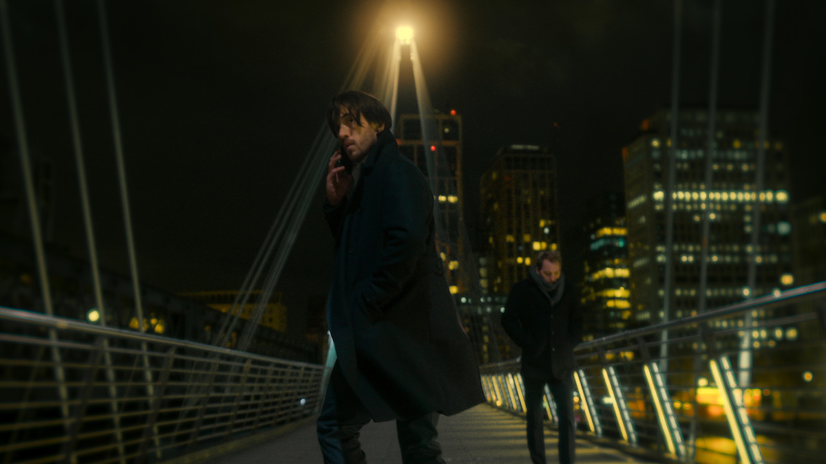 Andrew Koji as Jason Davies in ‘Black Doves’ Season 1.
