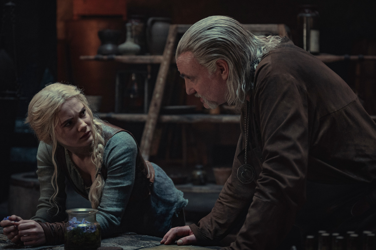 Feainnewedd on a table in ‘The Witcher’