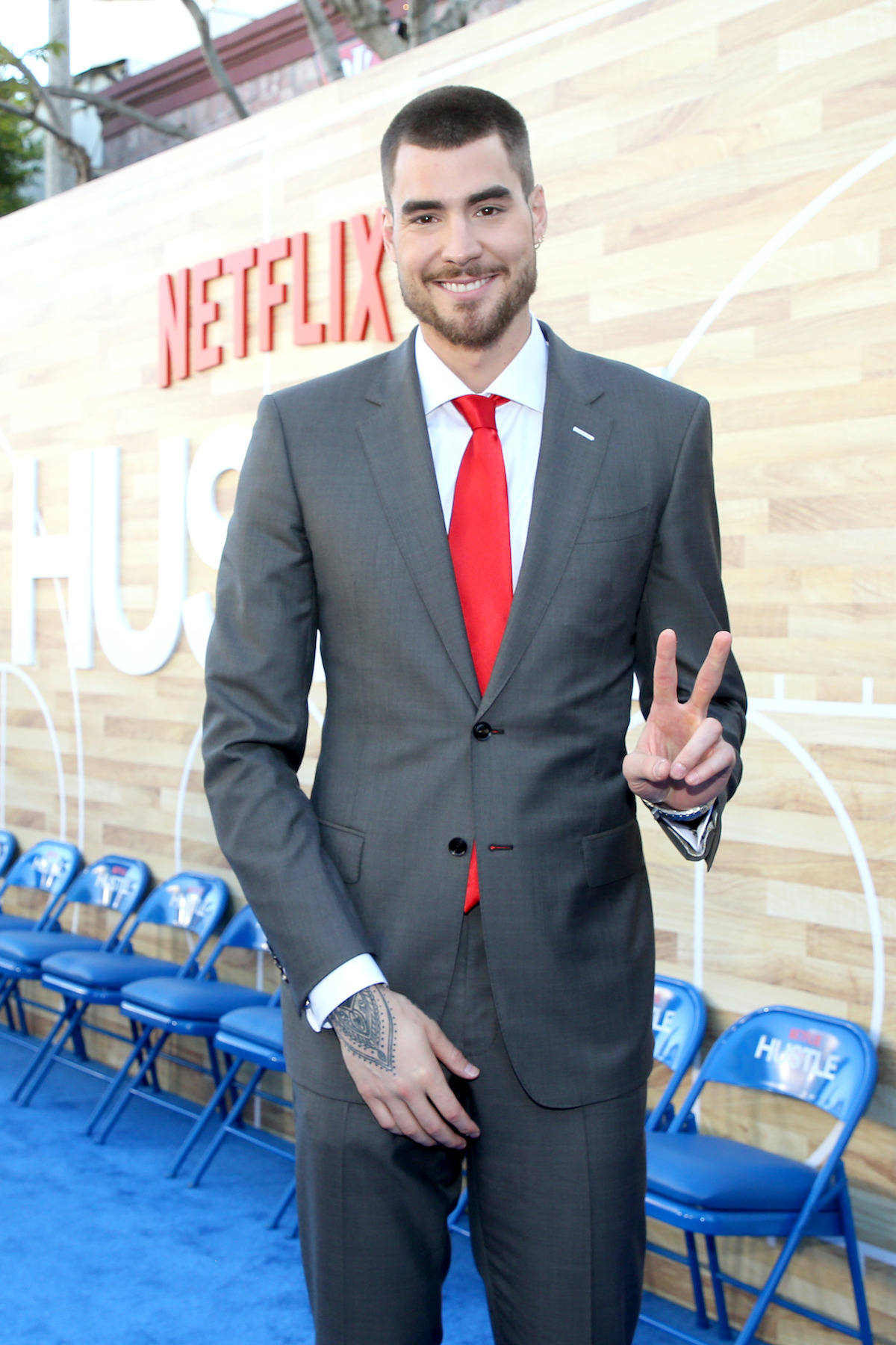 Juancho Hernangómez - ‘Hustle’ Cast Says Adam Sander Was the Best Basketball Player on Set