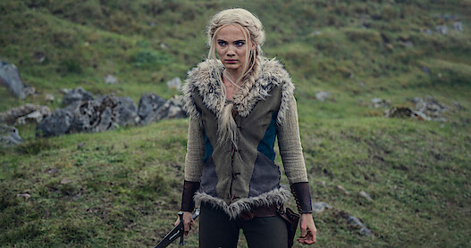 Freya Allan as Princess Cirilla of Cintra.