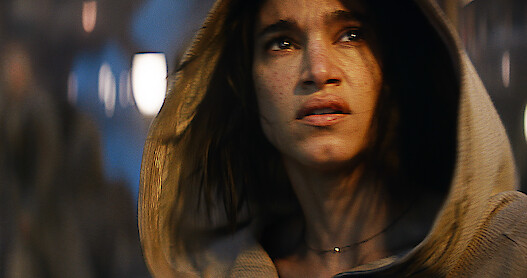 Sofia Boutella in a still from 'Rebel Moon.'